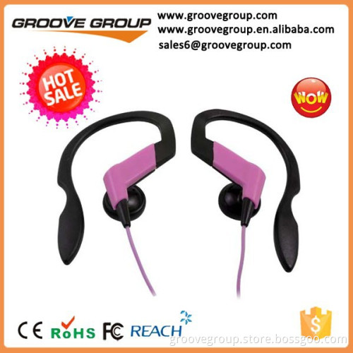 Super high quality sport earphone in bulk fashione earhook